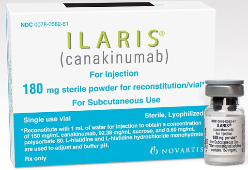 美国FDA批准诺华的Ilaris用于活动性斯蒂尔氏病治疗