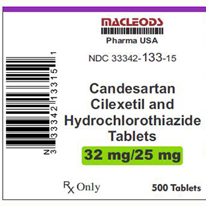 坎地沙坦酯氢氯噻嗪片